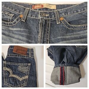 Big Star Eastman‎ (32x32)  Blue Relaxed Straight Selvedge Denim Jeans